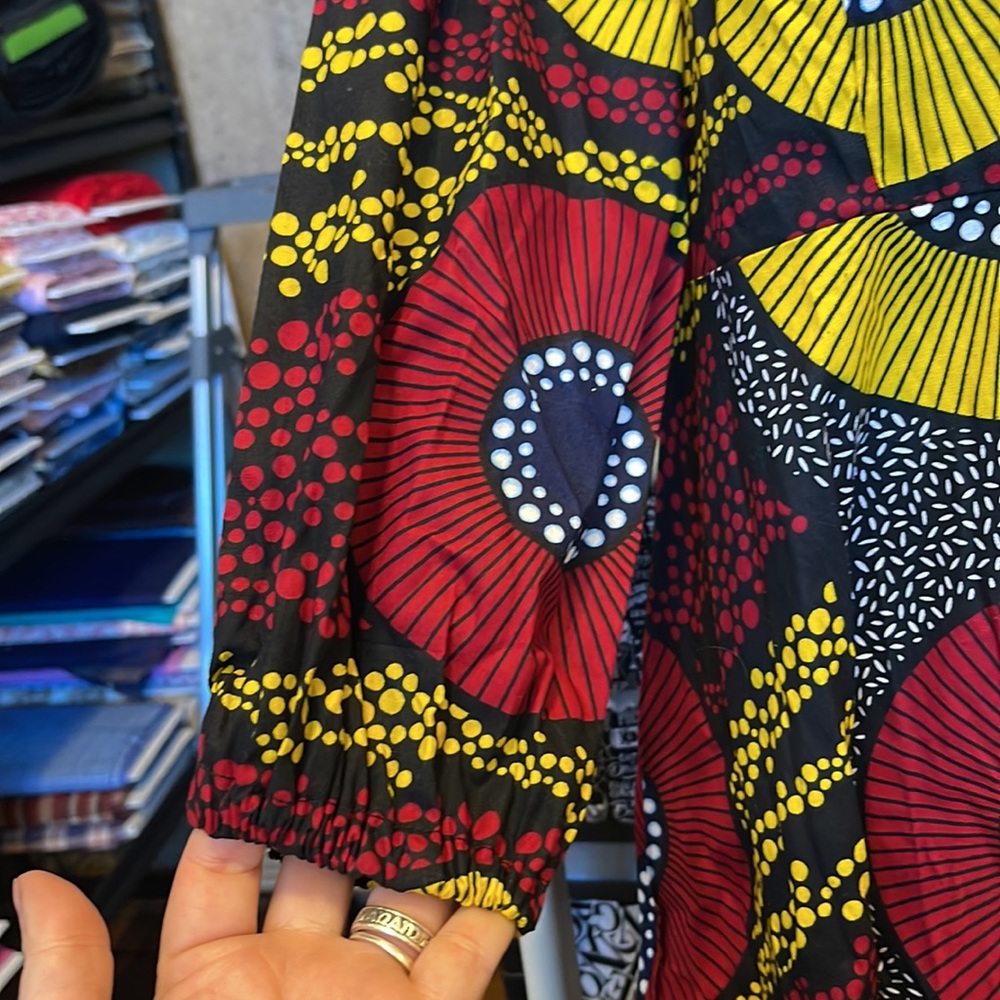 Basin Riche Red &Yellow Poppy Dress - Picture 5 of 10